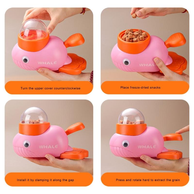 Funny Cats Foraging Feeder Toy Teasing Pedal Interactive Puzzle Toy for Indoor Kittens Food Leaking Kibble Feeder Pet To