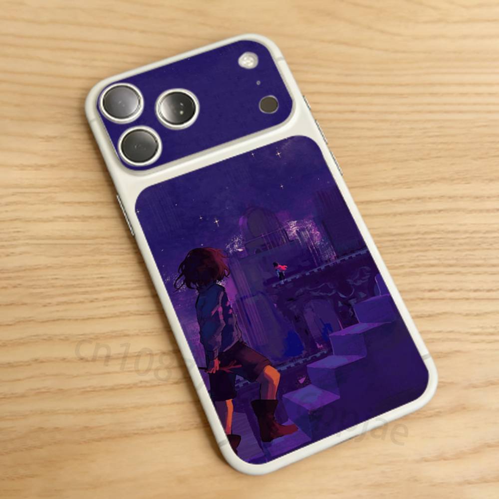 

Game Frisk U-Undertale For iPhone 17 pro Max/17 pro Full Cover Decal Skin Wrap Colorful Rear Protective Sticker Film iPhone17pro