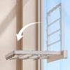 Windproof Folding Drying Rack Plastic Wall Mounted Clothes Dryer Underwear Drying Rack  Indoor