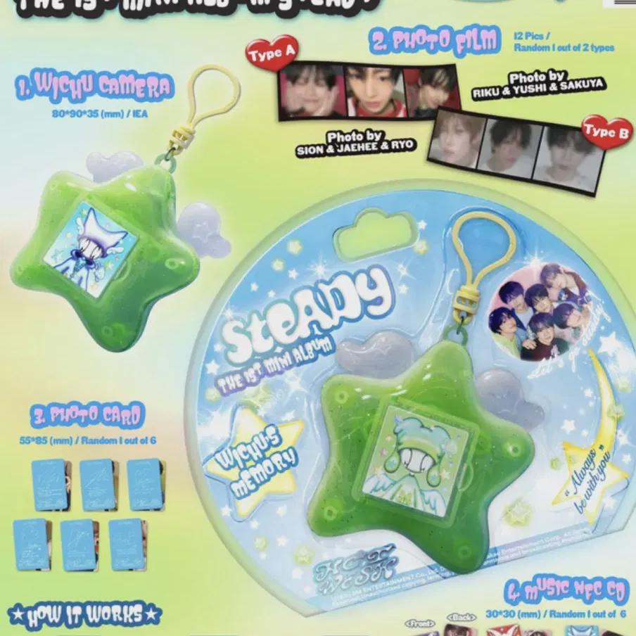 

Simple Opening) Nct Wish Wichu Camera Keyring Album Jae Hee Version