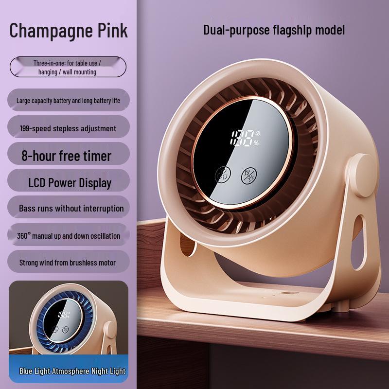 

High-Speed Multi-Use Air Circulation and Light Fan Standard