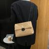 Trendige Retro-Damen-Achseltasche 2025 neue einfache Mode-Kette Umhängetasche ausländischer Stil Rauten-Schulter kleine quadratische Tasche