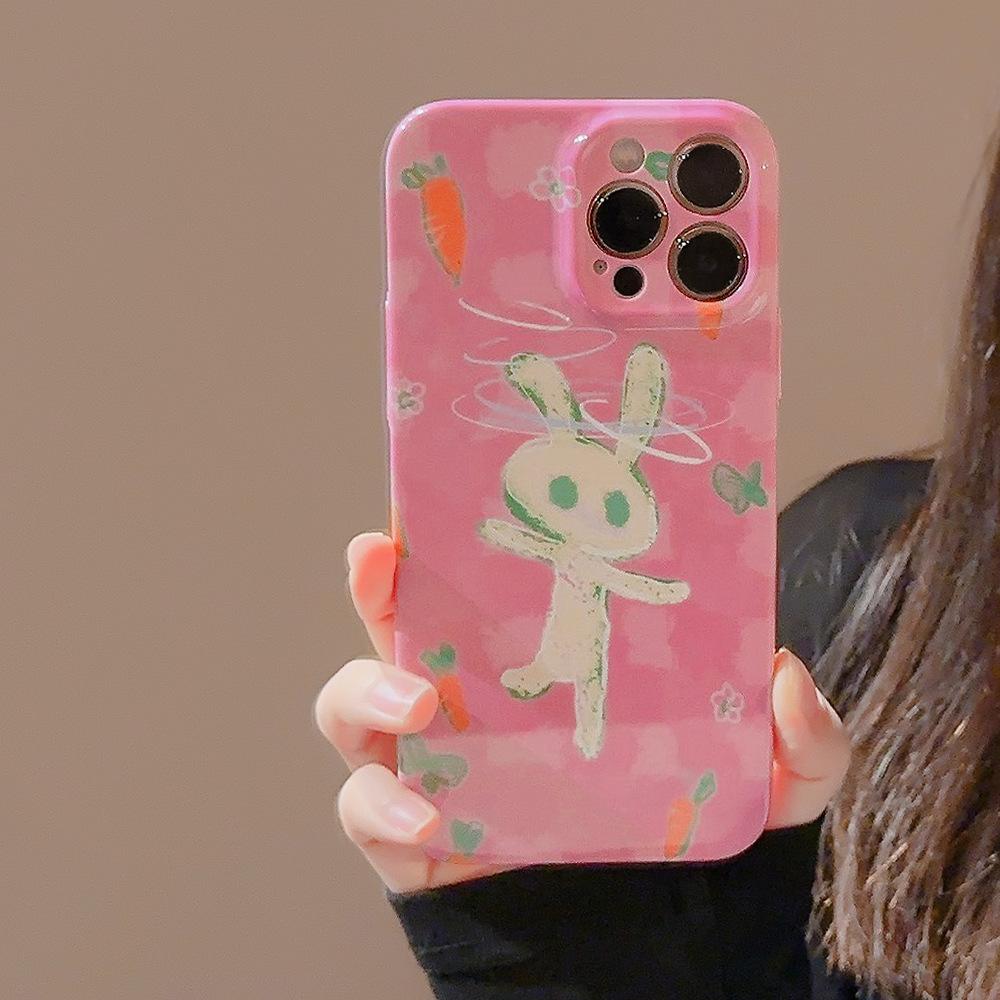 

Cute Rabbit Phone Case for iPhone 13, iPhone 15, iPhone 16 Pro Max iphone 11