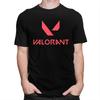 Custom Game Valorant Logo T Shirt for Men Tshirt Tees Short Sleeve Tshirts Loose Fit Clothing