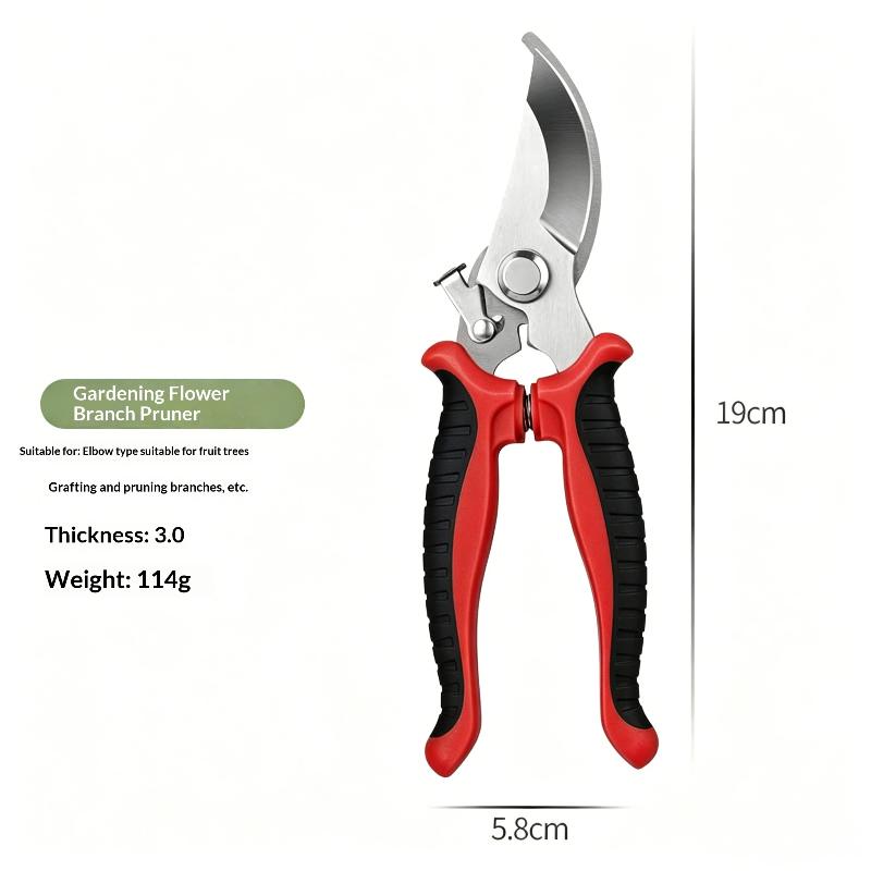 Gardening Shears Anti-Rust Coating Bird's Beak Shaped Branch Cutter Multi-functional Fruit Scissors for Home Garden Orchard Use