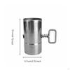 Heater Chimney Pipe with Handle Compact Tent Cylindrical for Campers