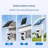 HIKVISION Outdoor 4G Dual 4MP Solar PTZ Security Camera CN plug (adapter included)