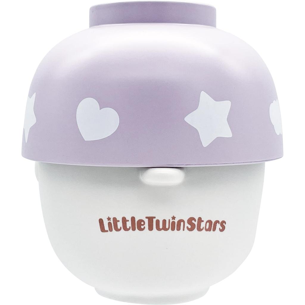 Sanart Sanrio Little Twin Stars Mini Dinnerware Set Soup and Rice Stackable for Compact Perfect as a Birthday Made in (10x6cm, 200mL) - Bowls,