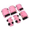 Kids Protective Gear Set Adjustable Kids Knee Elbow Pads Wrist Guards with Drawstring Bag for