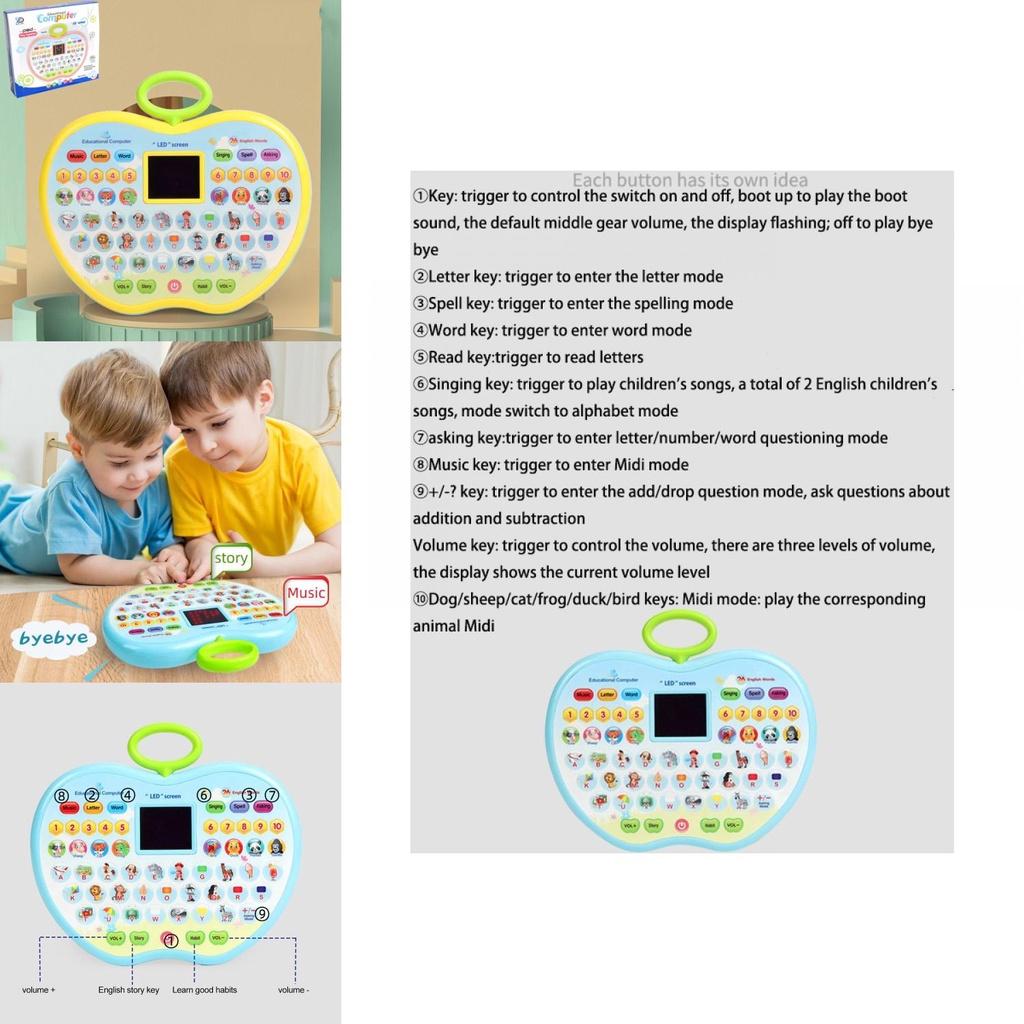 Pädagogische Lernspielzeuge - Multifunktionale Musik-Geschichten-Maschine Puzzle-Spielzeug für Jungen und Mädchen