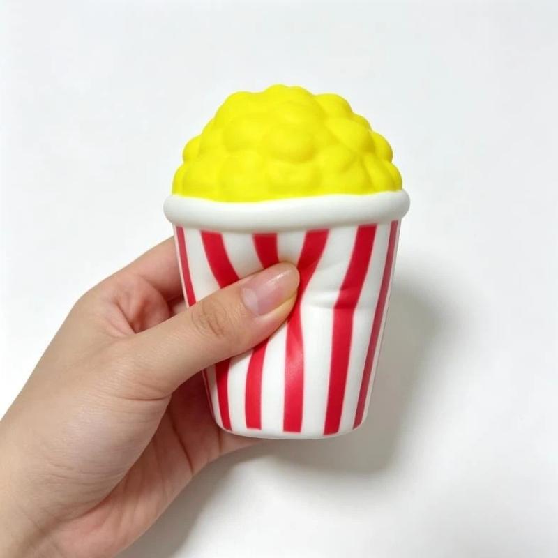 1/3 Stück Weiches Simuliertes Popcorn Quetschspielzeug Stressabbau Langsamer Rückprall Fidget Spielzeug Heimdekoration Freunde Bestes Geschenk Anti-Stress