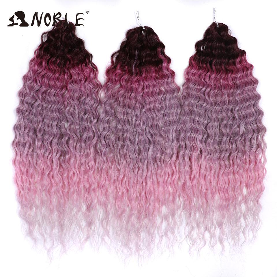 Edles Häkelhaar Locken Haar Wasserwelle 24 Zoll 300g Ombre Blond Twist Häkelhaar Zopf Haar Deep Wave Flecht Haarverlängerung
