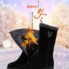 Winter Boots for Women Fluffy Fur Snow Boots Fashion Mid-calf Winter Boot Side Zip Mid-calf Cotton Shoes Women Platform Booties