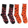 Novelty Funny Socks Festive Halloween Crew Socks Colorful Cotton Booties Socks Creative Pumpkin Bat Print Ankle Socks