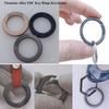 Titanium Alloy Titanium Alloy KeyRings Super Lightweight Keychains Buckle  Male Creativity Gift