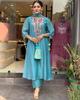 Indian Women Designer Kurta Pant Dupatta Set Bollywood Top Tunic Kurti Salwar Suit Dress