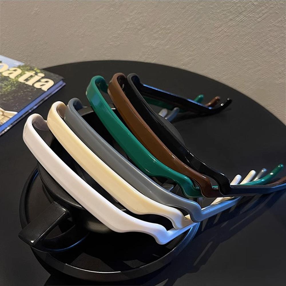 1/3 Stück Damen Quadratische Brille Stirnband Bunte Unsichtbare Feste Haarspangen Welle Lockig Haargummis Bügel Stirnband Accessoires