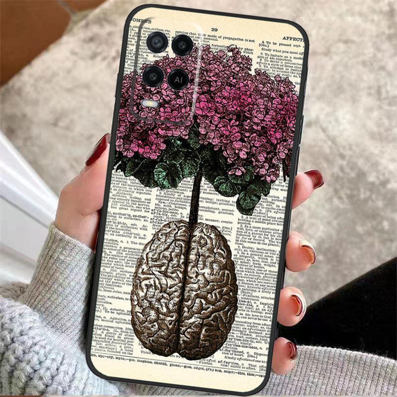 Medical Human Organs Brain Kidney Case For Oppo A60 A80 A40 A5 Pro A15 A16 A17 A57 A77 A94 A74 A54 A76 A96 A18 A38 A58 A78 A98