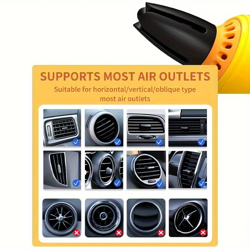 Deodorante per auto a forma di anatra pilota, diffusore per auto, elica rotante, ventilatore per presa d'aria per auto, decorazione creativa per profumo per auto, per presa d'aria per auto