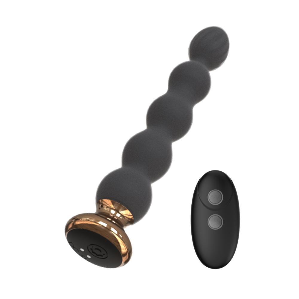 10 Speed Anal Vibrator Anal Beads Prostate Massage Dual Motor Butt Plug Stimulator Remote Control Vibrator Sex Toy For Men Women