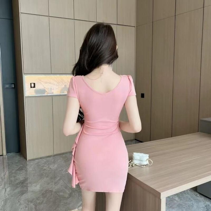 Sexy new dress temperament irregular technician waist thin summer slim tight work clothes skirt