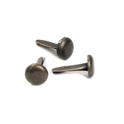 20 Pcs Paper Fasteners Vintage Round DIY Metal Split Pins Brads Crafts for Album