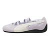 Puma Speedcat Ballet Suede Confortables Durables Basse Tige Chaussures d'Entraînement Baskets Unisexes Violet Blanc 406132-02