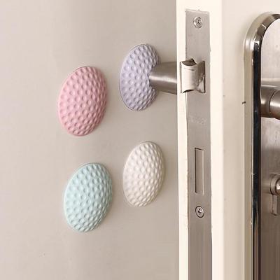 1pc Safety Silicone Door Stopper Rubber Shock Bumper Muffler Door Stopper Home Office Door Rear Anti-collision Pad