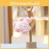 Adorable Kirby Mini Plushie Pendant With Rabbit Appearance For Backpack Decor