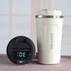 Smart Temperature Display Stainless Steel Travel Mug - Portable Insulated Coffee Cup