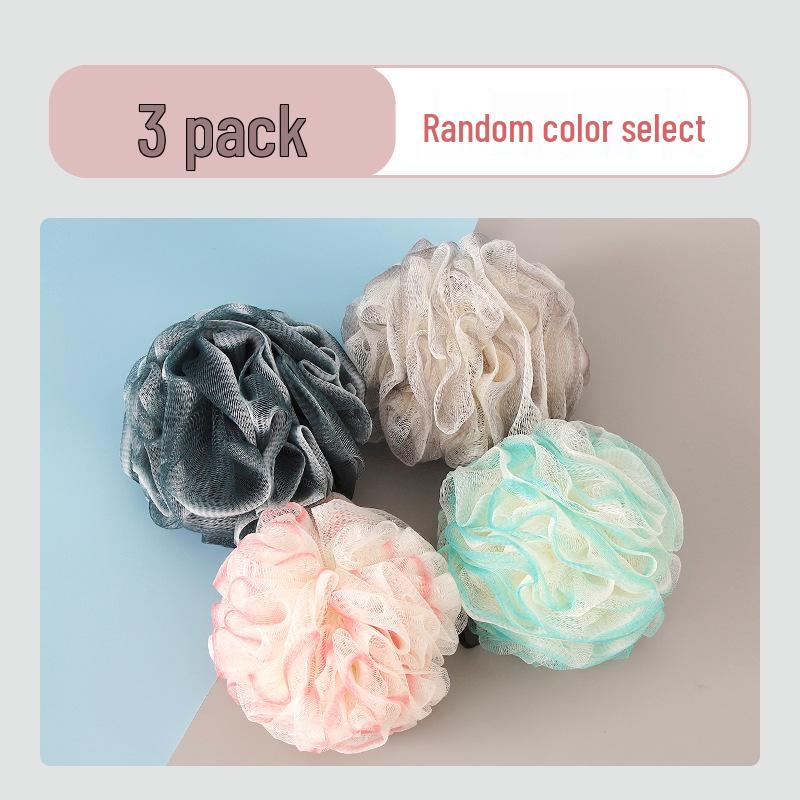 Durable Non-Dispersing Bath Ball Scrubber for Adults