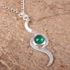 Green Onyx Cab 925 Sterling Silver Pendant, Handmade Gemstone Pendant Jewelry, Designer Pendant Boho Gift For Her