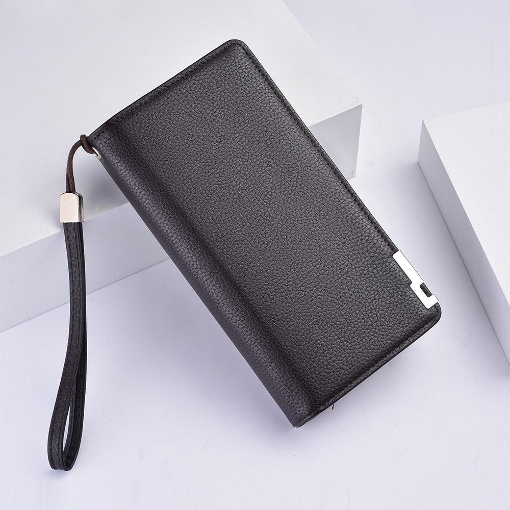 Men s Long Large Capacity Clutch Bag Men s Long Wallet Card Holder Men s Zipper Clutch Wallet