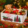 Christmas Treats Box Christmas Party Decoration Kids Favor 2026 Xmas Greeting Ornament Storage Navidad Natal New Year Gift 2026