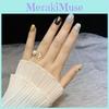 Trendy And Elegant Nail Accessories Choose From Xs To L Sizes Comes With A 5-piece Tool Kit