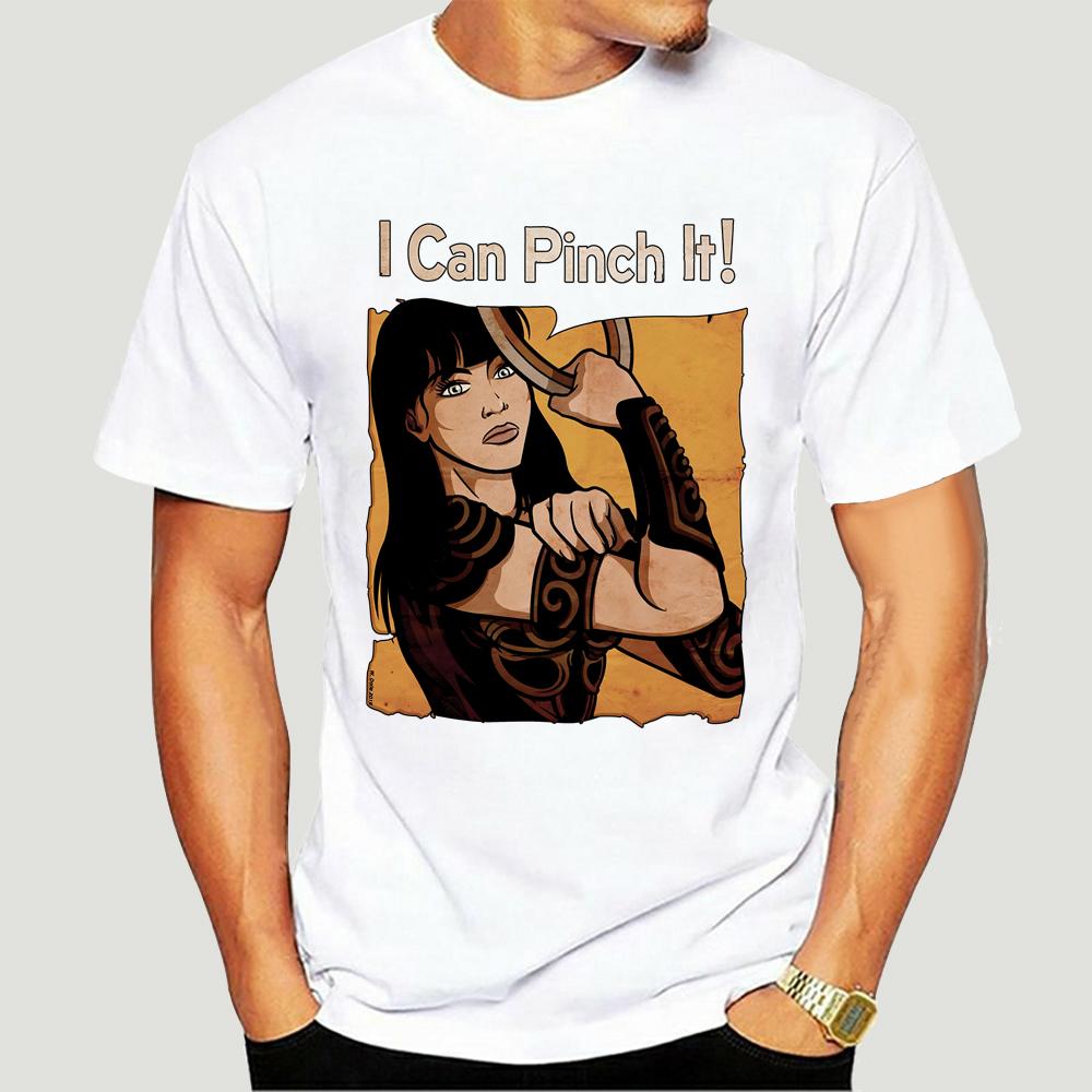 Xena Warrior Princess I Can Pinch It T-shirt For Men cotton tshirt hip hop Oversized Tees Tops Harajuku Streetwear