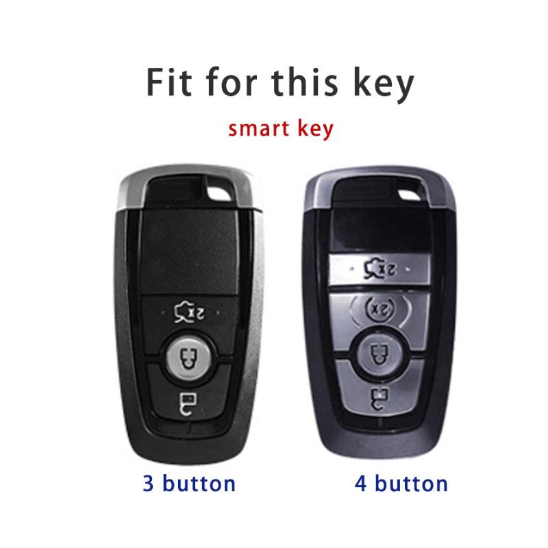 PENTRU Ford Focus Edge Explorer Escort Mondeo Mustang Ranger din piele TPU Car Smart Key Cover Carcasa Shell Geanta Protector Breloc