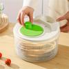 Large Manual Vegetable Spinner Dryer Multipurpose Fruit Washer With Storage Lid And Colander Quick Salad Prepar Kitchen Access