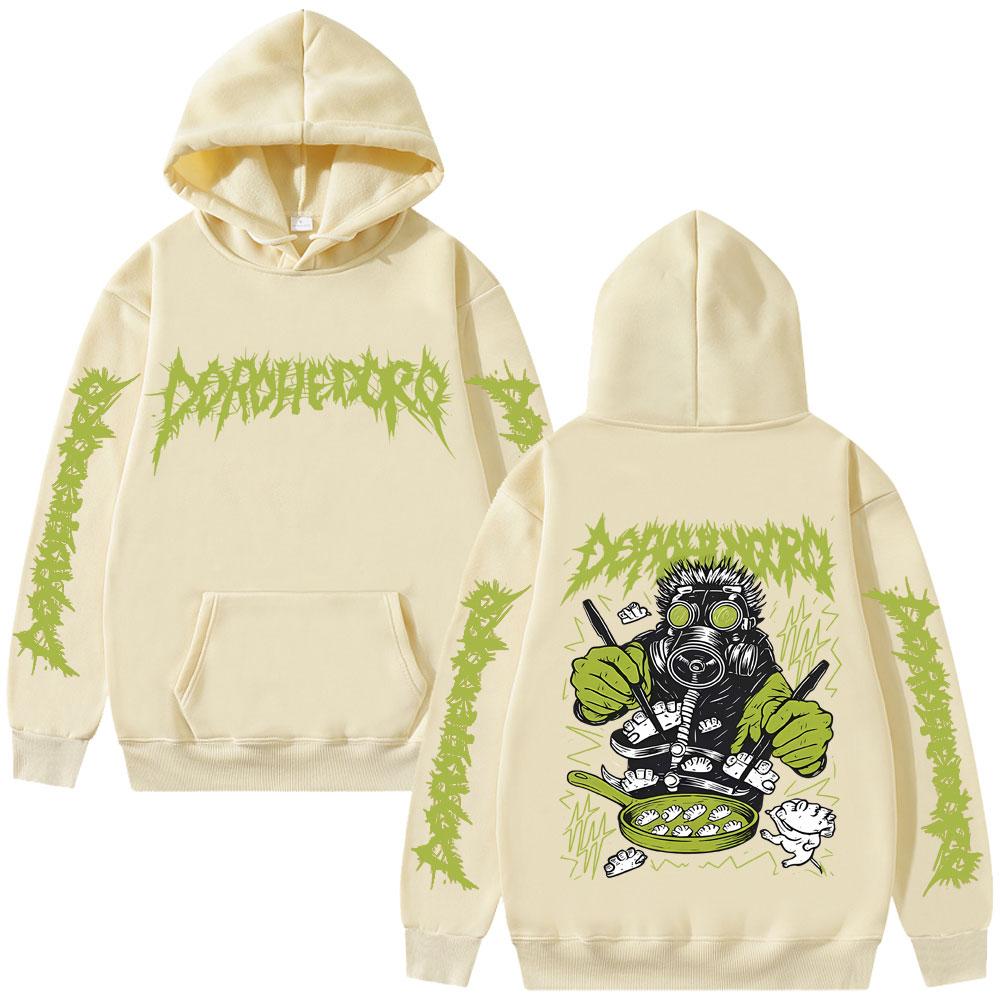 Anime Dorohedoro Welcome To Chaos Kaiman Hoodie Men Women Cartoon Manga Oversized Sweatshirt Men's Cosplay Vintage Streetwear