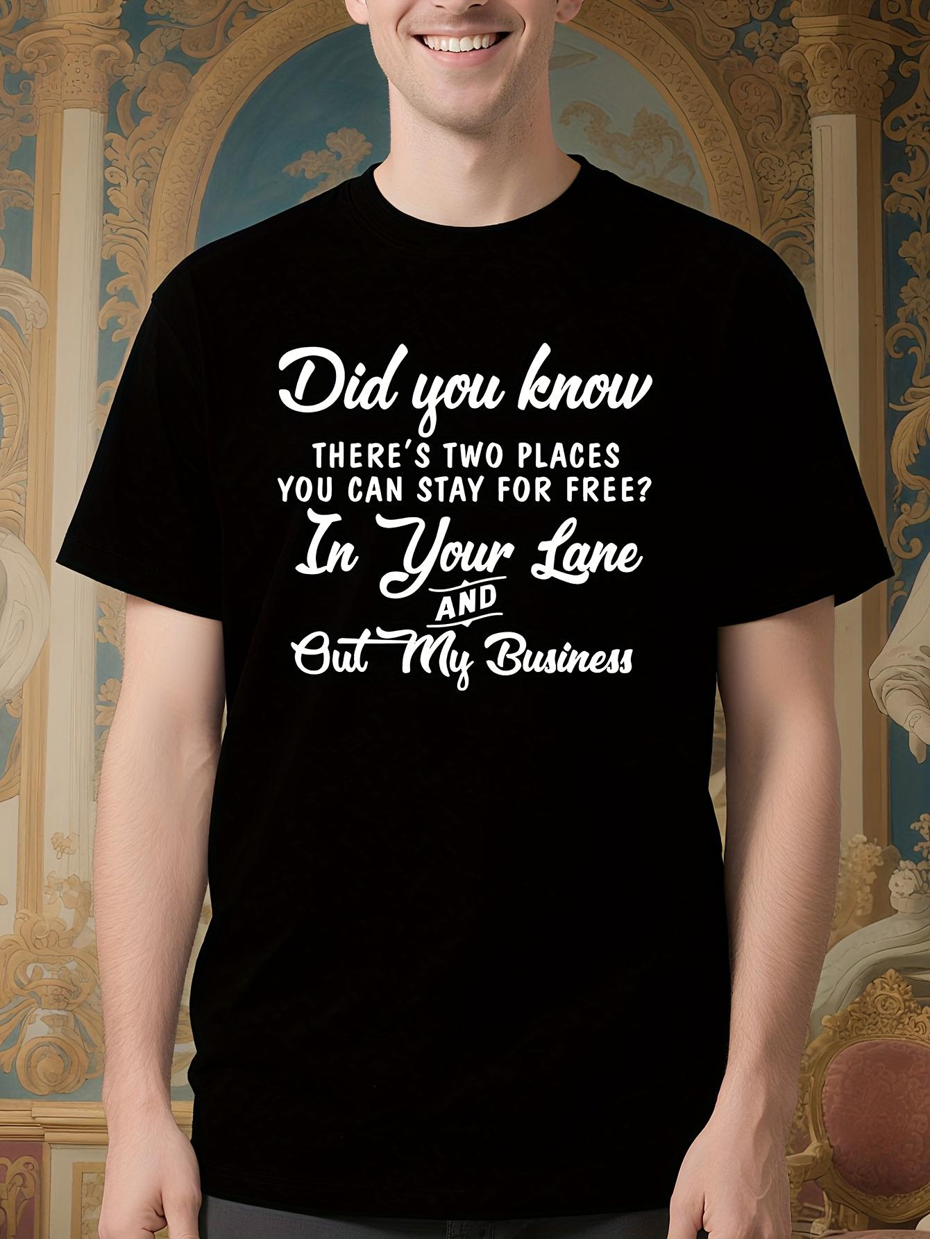 Wo Plus Size Black Crew Neck Tshirt with Did You Know The... XXXL