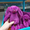 New Snow Rabbit Gemstone Plush Doll Gooseberry Green Blue Red Bonnie Rabbit Collectible Stuffed Animal