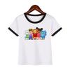 New Boys Tshirt Cute Daniel Tiger’S Neighborhood Cartoon Print Girls T-Shirt Summer Harajuku Kidst Shirts Blue Tops Wholesale
