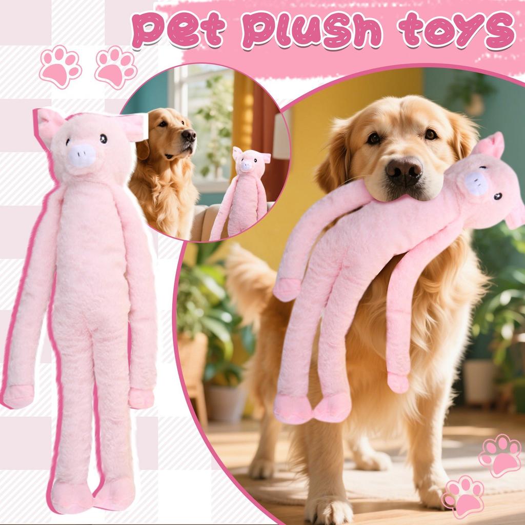 Mummy Plush Squeaky Dog Toy With 8 Organ Shaped Toys For Small Medium Dogs