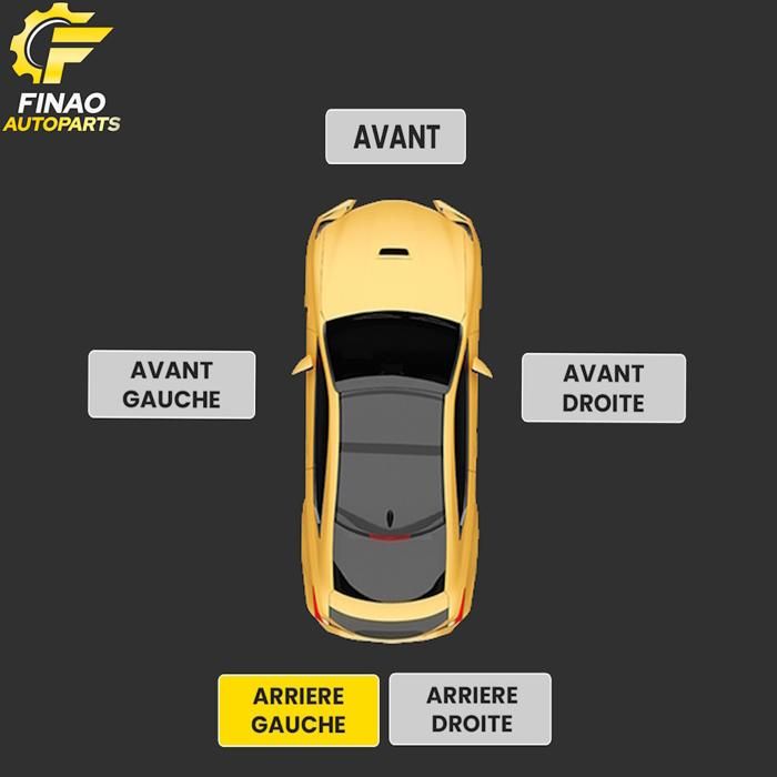Phare arrière gauche de hayon | Installation facile & qualité OEM | Compatible avec Renault Megane III | FINAO AUTOPARTS