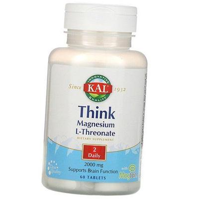 Magnesium L-Threonate, Think Magnesium L-Threonate, 60 tabs (36424019)