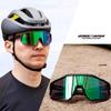 Gorix Sports Wide UV with Prescription Inner for Men and Black Frame with Green Lenses Sunglasses, Lens, Protection, Lightweight, Frame, Stylish,