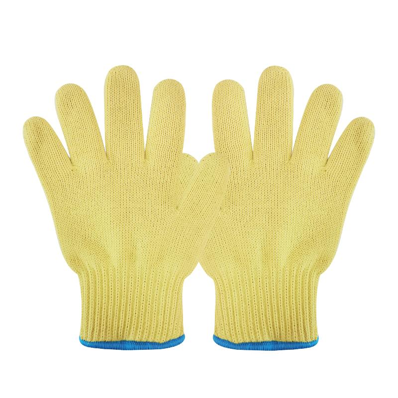 Aramid Fiber Heat Resistant Gloves 350 Centigrade Anti-heat Long Sleeve Double Layers Anti-cut Fire Resistant Gloves (Yellow,Heat-Protection Gloves&25CM) жёлтый