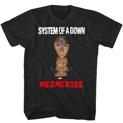 System of a Down Mezmerize T-shirt Mens Licensed Rock N Roll Band Tee New Black