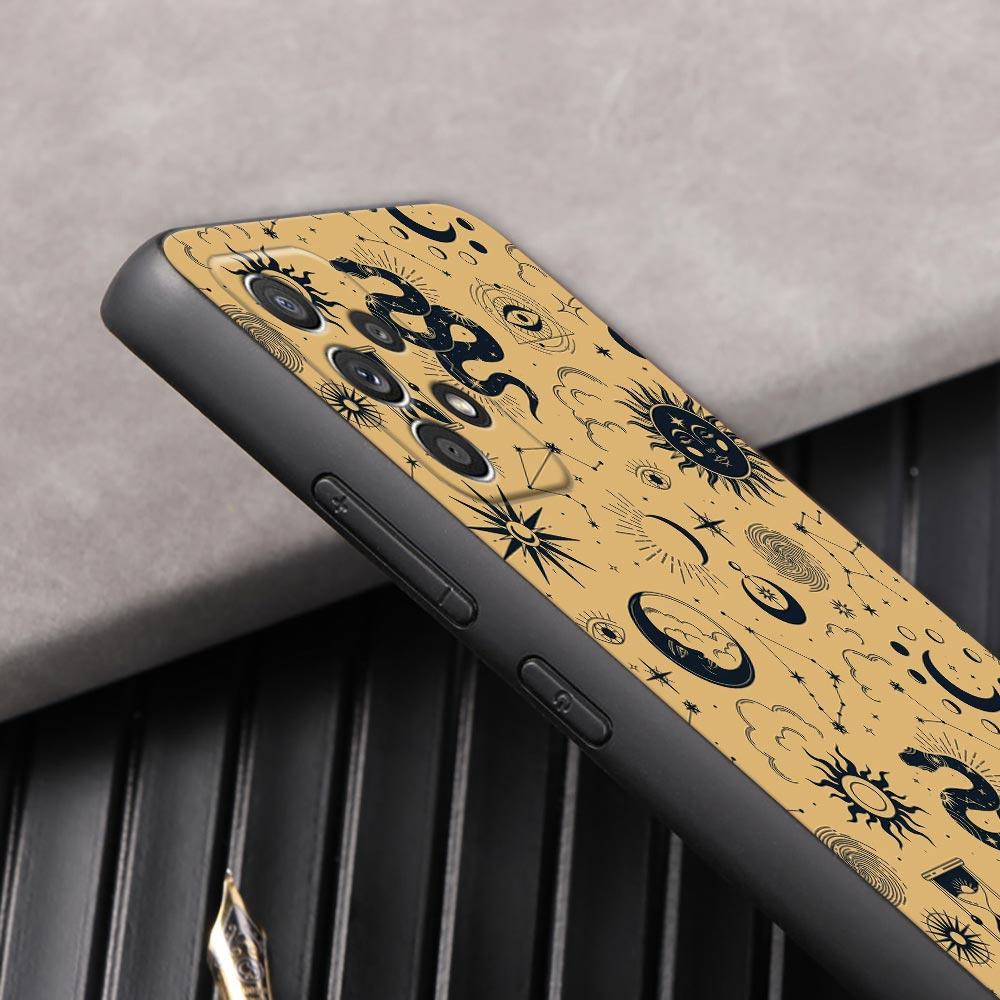 Sun Moon Tarot Card Astrology Phone Case For Samsung Galaxy A57 A56 A37 A55 A36 5G A26 A54 A52 A35 A34 A25 A17 A16 A15 A07 Cover