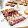 Dust-proof Cake Packaging Box Non-slip Bottom Bread Storage Container Cake Display Tray  Hotel